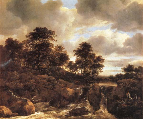 Jacob van Ruisdael Landscape with Waterfall oil painting picture